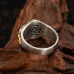 Tibetan Buddhist Garuda Ring - 925 Sterling Silver Sacred Amulet