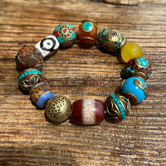 Healing Grace Medicine Buddha Dzi Bracelet
