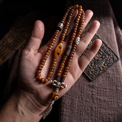 Kailash Energy Guardian Blessings Yak Bone Bracelet