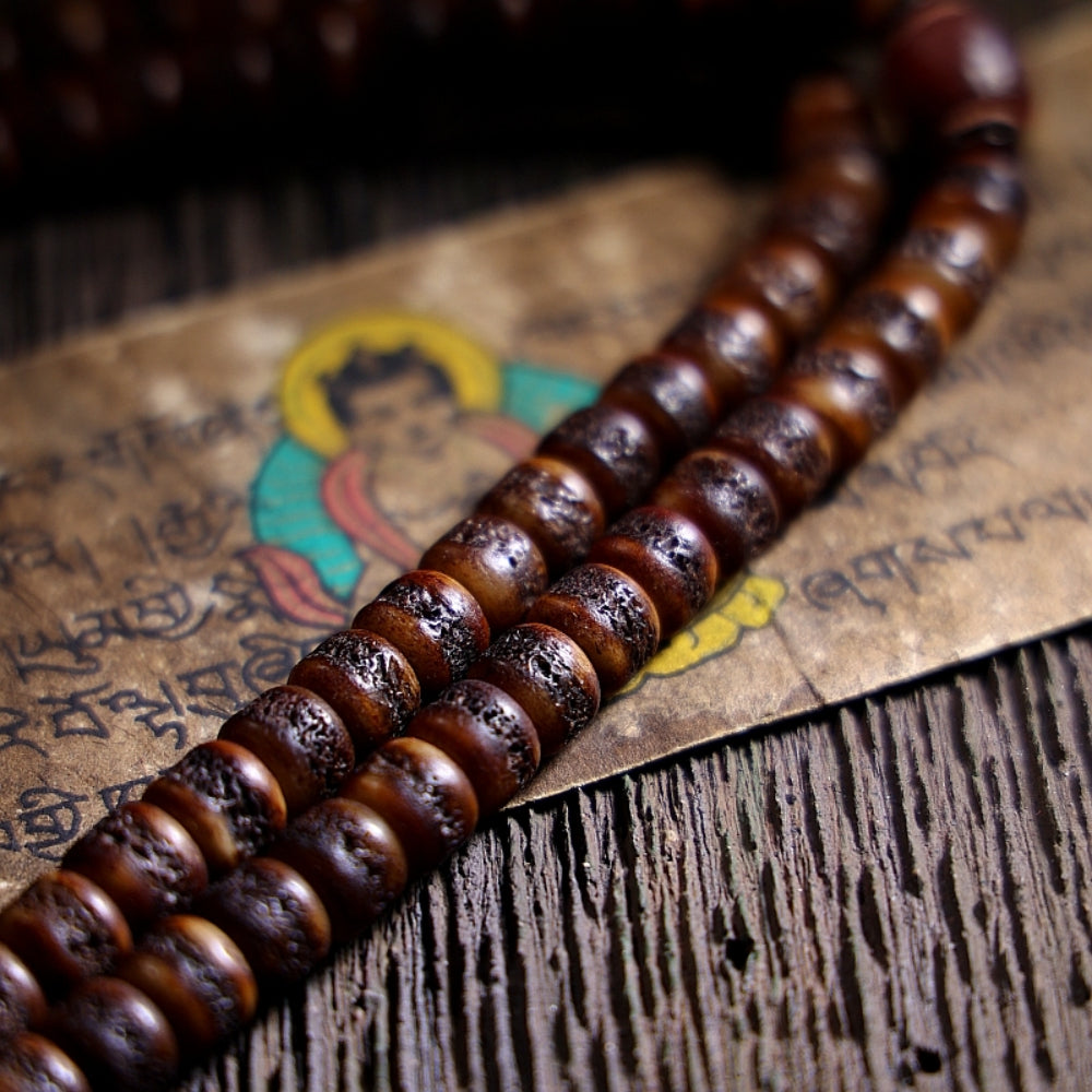 Kailash Energy Sacred Protector Silver and Brass Mala 108 Mala Beads