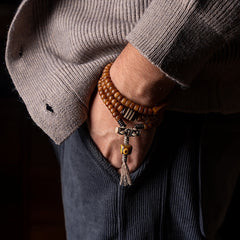 Kailash Energy Guardian Blessings Yak Bone Bracelet