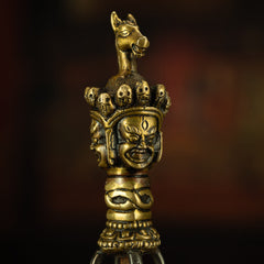 Three-Faced Vajra Protector for Spiritual Empowerment
