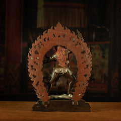 Fierce Protector Goddess Bronze Statue