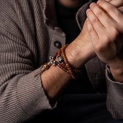Kailash Energy Guardian Blessings Yak Bone Bracelet