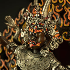 Fierce Protector Goddess Bronze Statue