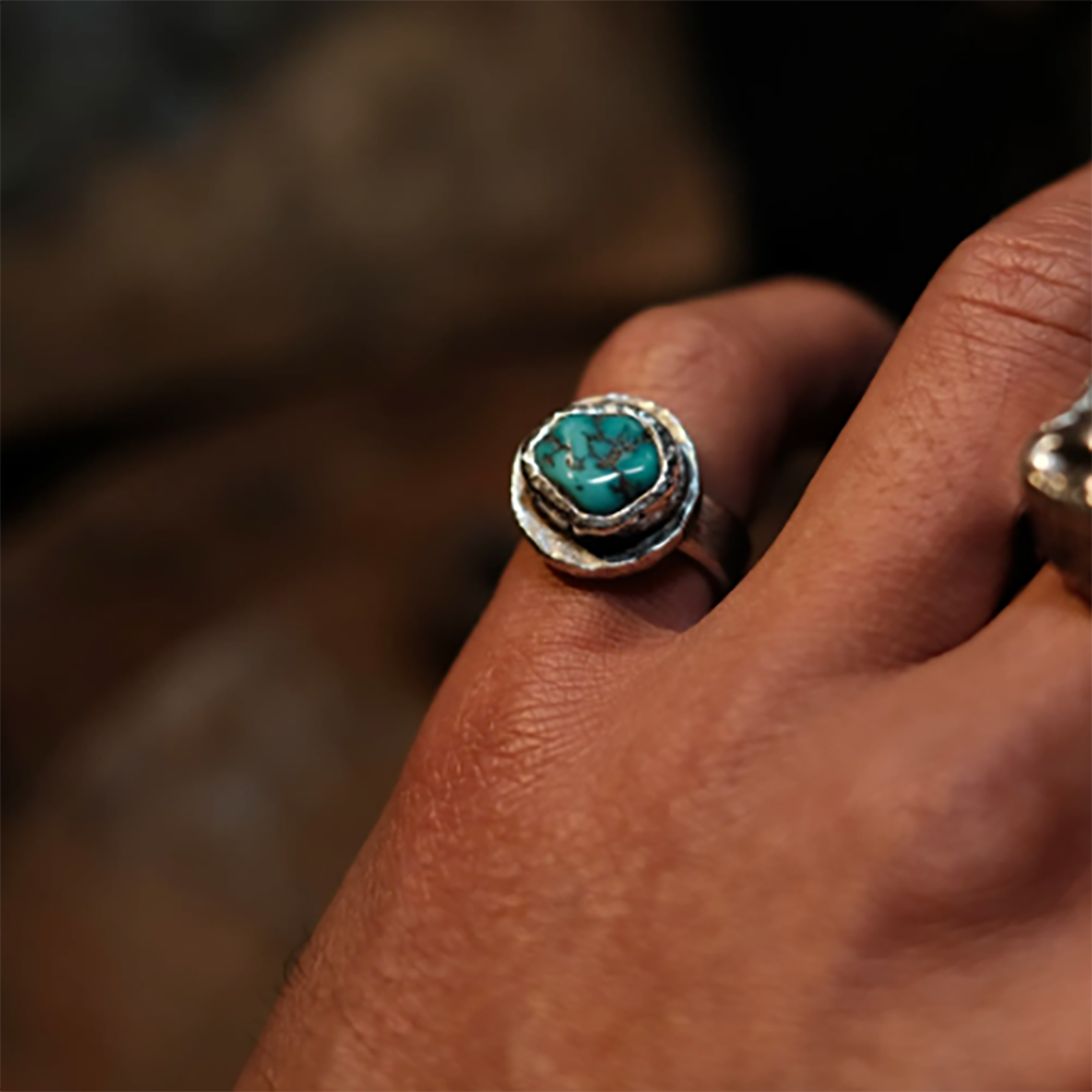 Soul's Healing Embrace Turquoise Rings