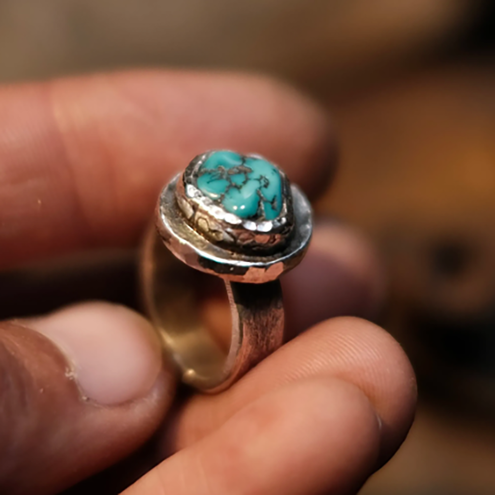 Soul's Healing Embrace Turquoise Rings