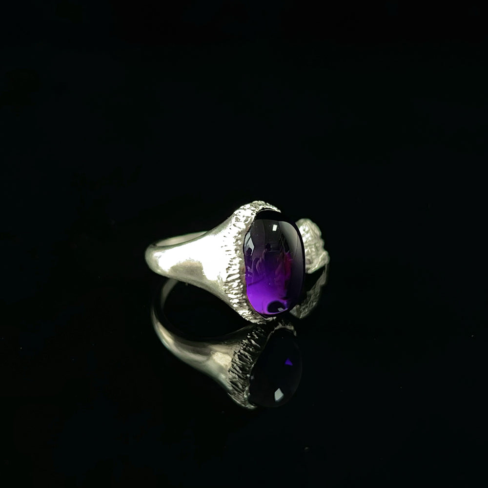 KAILASH ENERGY Chakra Awakening Ring Seven Chakra Gemstone 925 Sterling Silver Adjustable