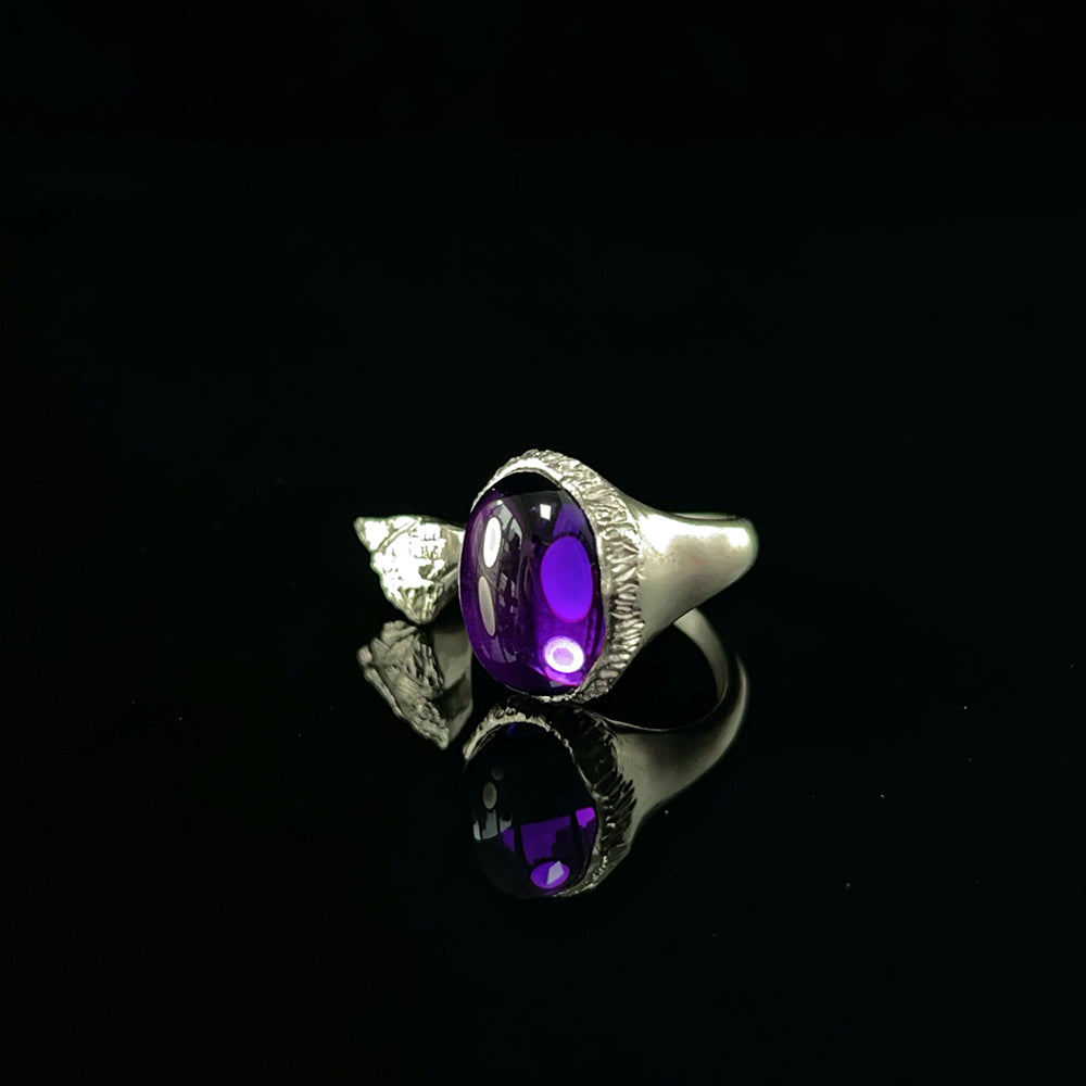 KAILASH ENERGY Chakra Awakening Ring Seven Chakra Gemstone 925 Sterling Silver Adjustable