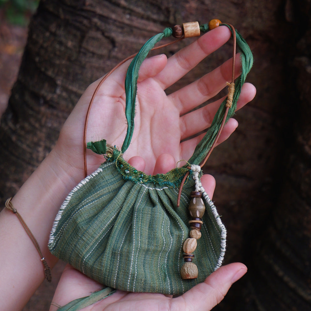 Earth’s Harmony Eco-Friendly Handcrafted Pouch
