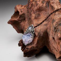 Peace Energy Amethyst Silver Pendants