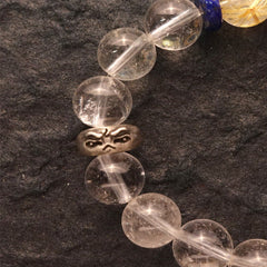 Wisdom Healing Vairocana Clear Quartz Buddha Bracelet