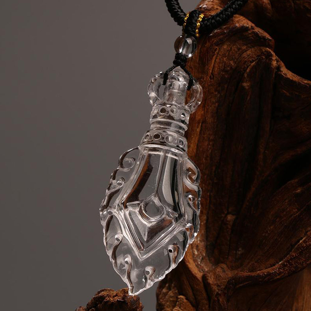 Wisdom Sword Clear Quartz Pendant