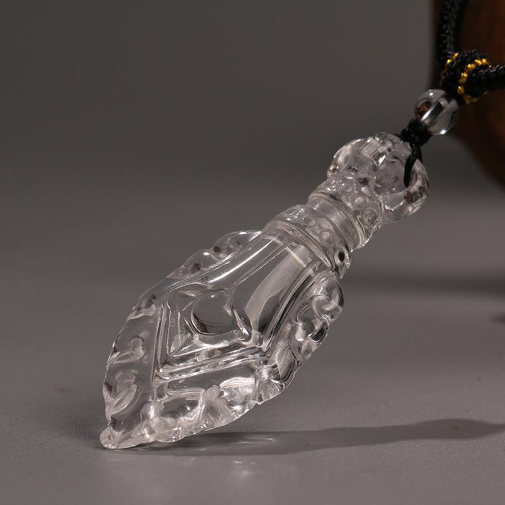 Wisdom Sword Clear Quartz Pendant