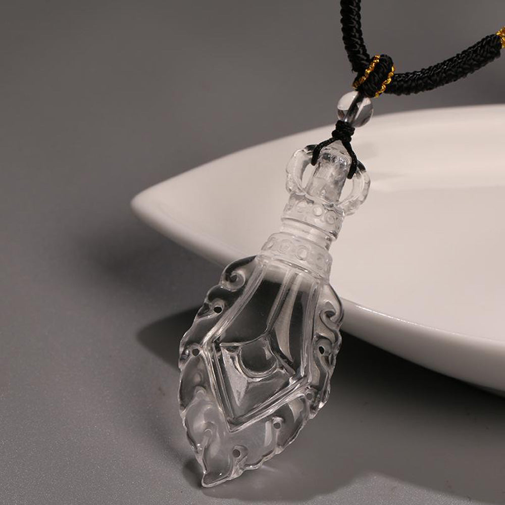 Wisdom Sword Clear Quartz Pendant
