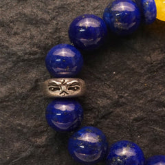 Spiritual Clarity Akshobhya Lapis Lazuli Buddha Bracelet