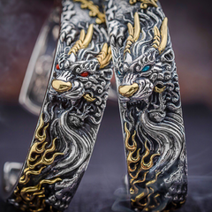 Protector's Aegis Brass Bracelet