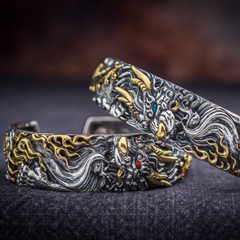 Protector's Aegis Brass Bracelet