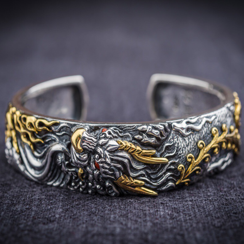 Protector's Aegis Brass Bracelet