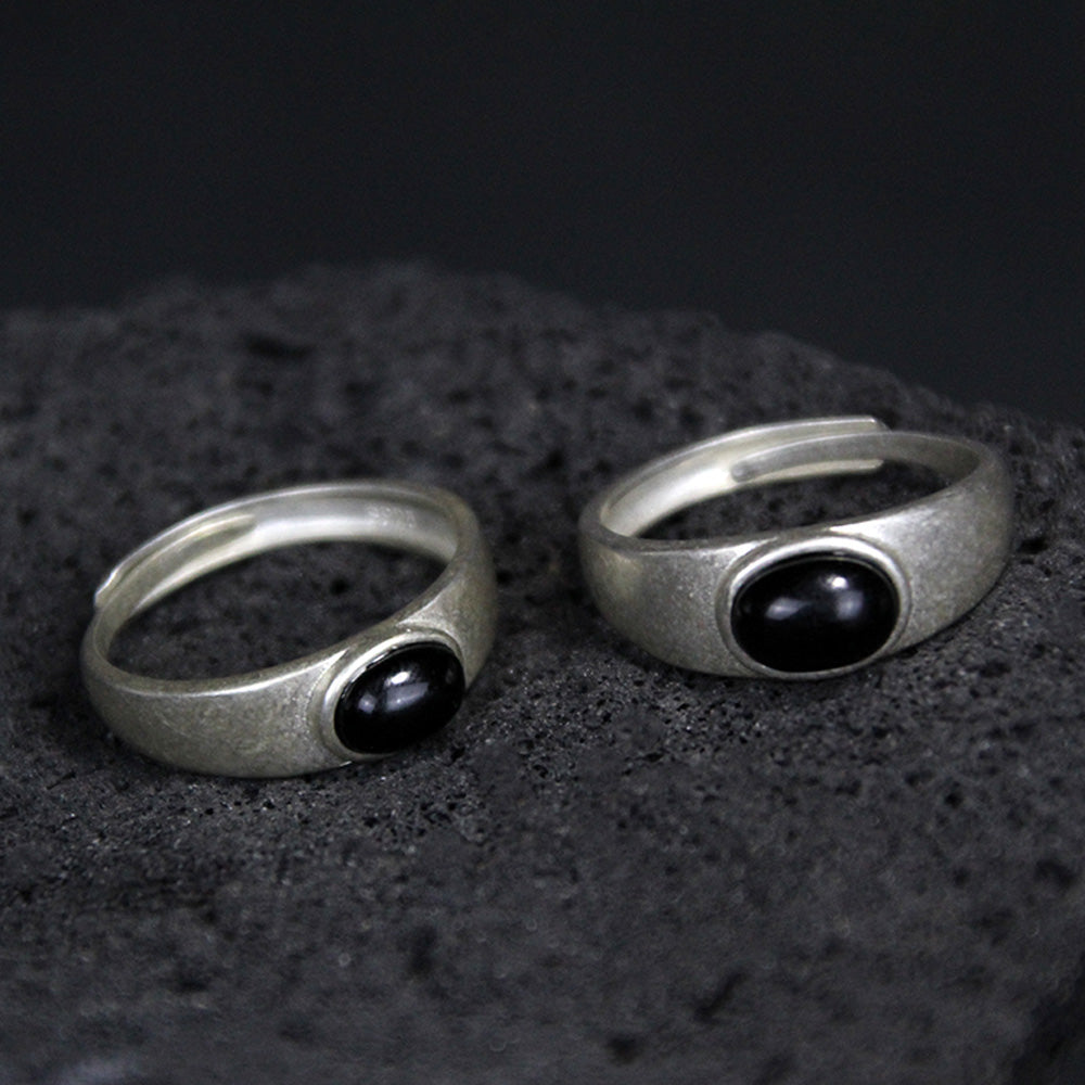 Wealth Harmony Turquoise Sterling Silver Rings