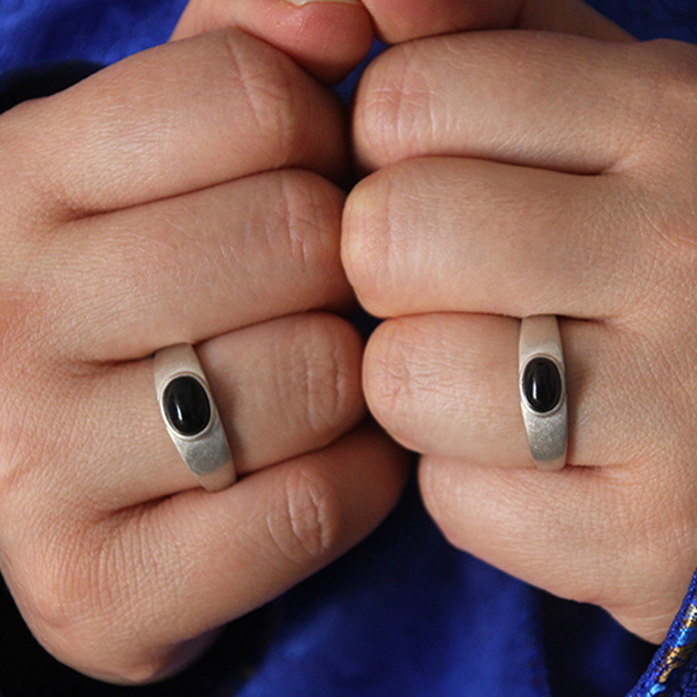 Wealth Harmony Turquoise Sterling Silver Rings