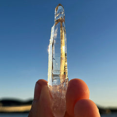 Rare Tibetan Spiral Nirvana White Quartz Crystal