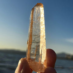 Rare Tibetan Spiral Nirvana White Quartz Crystal
